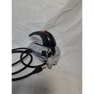 Vintage Chrome Sunbeam Mixmaster Hand Mixer, Junior Model JC -Works Good